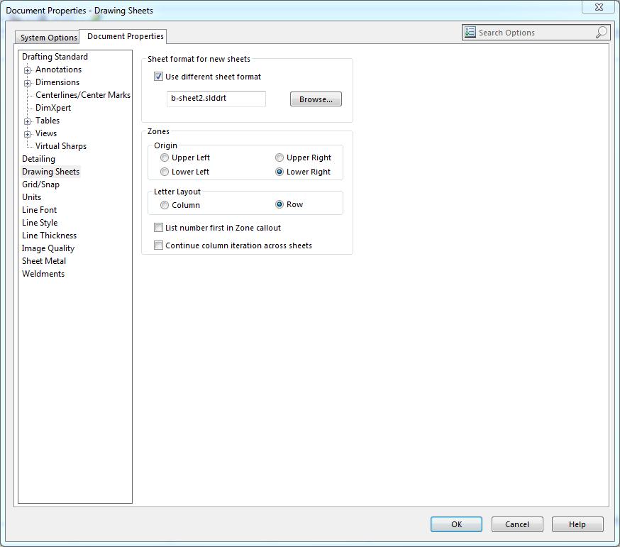 how-to-set-a-different-sheet-format-for-new-sheets-in-solidworks