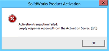 "Empty Response Received from the Activation Server" Error When ...
